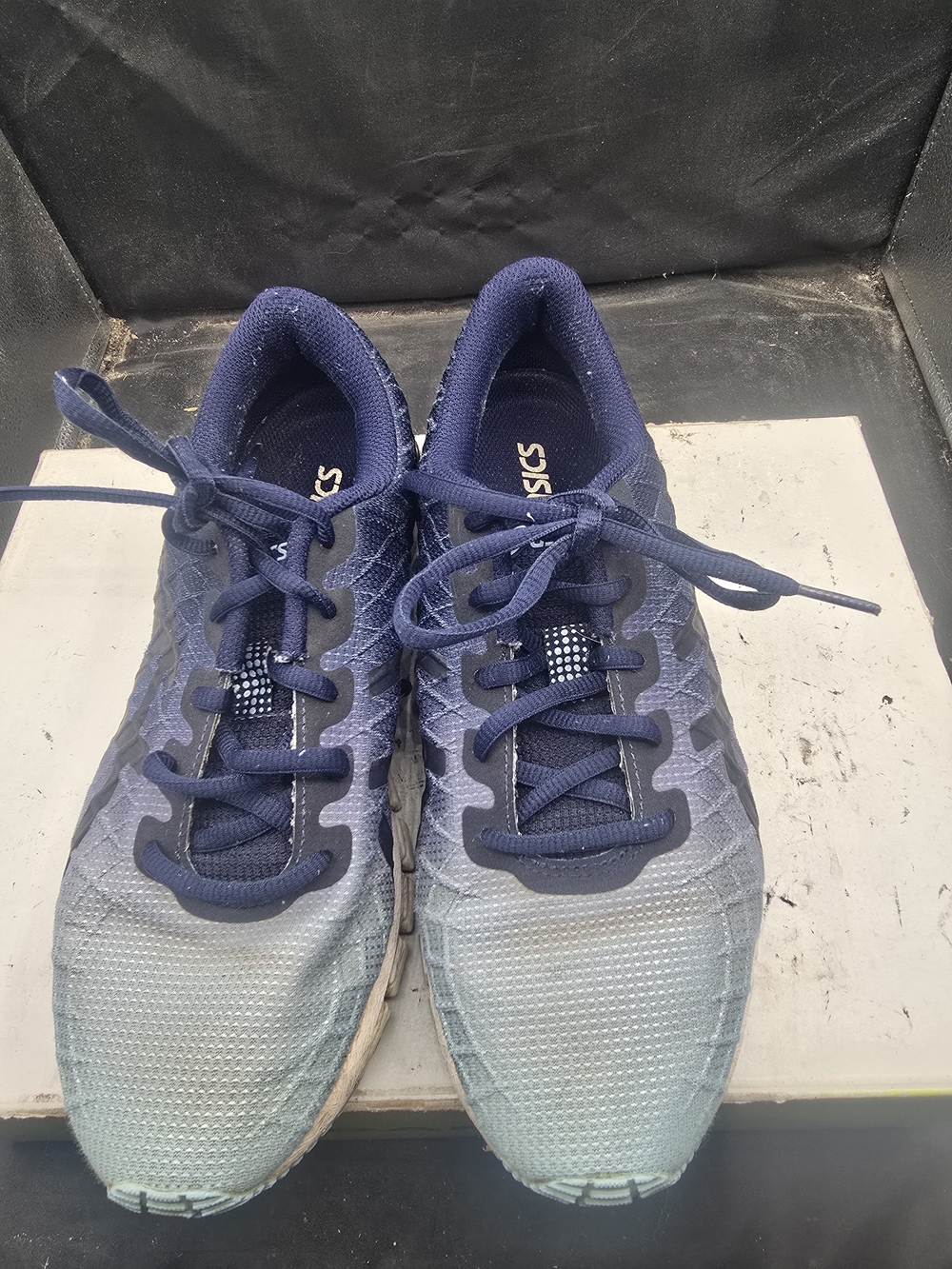 ASICS Men’s Gradient Navy/Light Blue Running Shoes